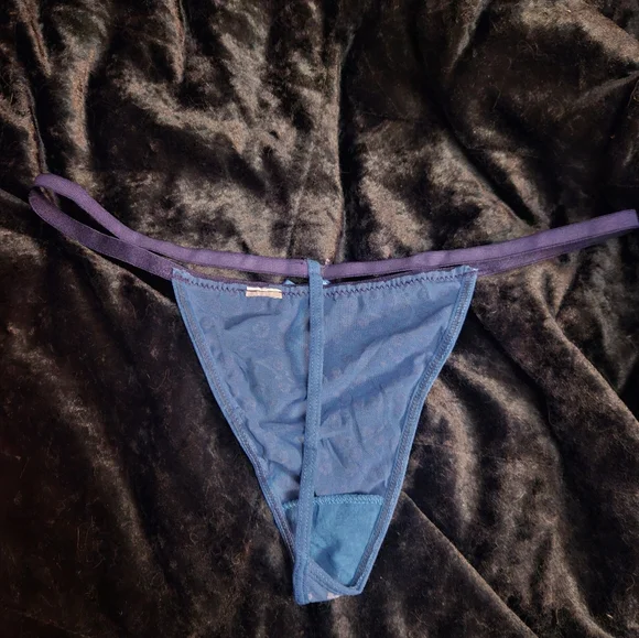Lace Blue Gstring - Size M/L - Picture 6 of 6